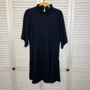 Black High Neck Dress